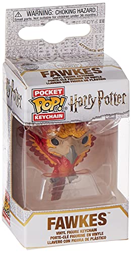 Funko Harry Potter Llavero Pop de Fawkes, Color Mulitcolor (42259)