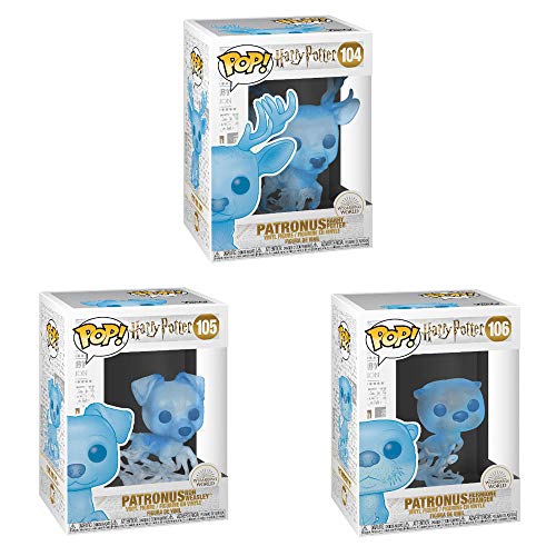 Funko Harry Potter : POP! Harry Potter Patronus Collectors Set - Patronus Harry Potter, Patronus Ron Weasley, Patronus Hermione