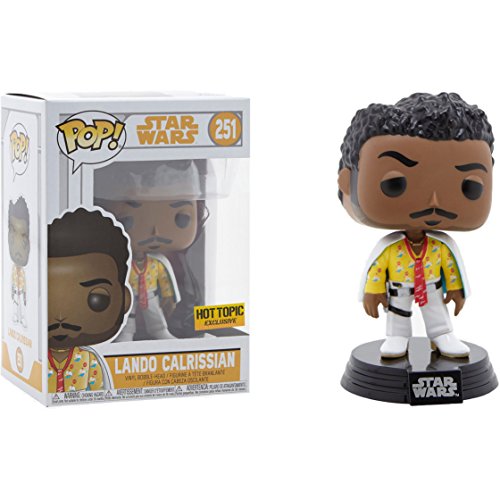 Funko Lando Calrissian (Hot Topic Exclusive): Solo - Figura de vinilo de Star Wars Story x POP! + 1 paquete oficial de cartas de Star Wars [#251/27821]