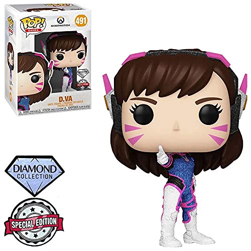 Funko , Multicolor ,46056 Pop Juegos: Overwatch - D.Va (DGLT)