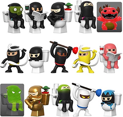 Funko Paka Paka: Inodoro Ninjas Mini-figura ciega cápsula Display (caso de 18)