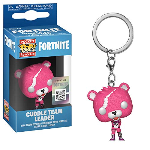 Funko- Pocket Pop Fortnite: Cuddle Team Leader Keychain, Multicolor, One size (35717)