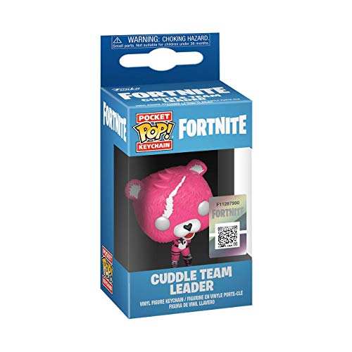 Funko- Pocket Pop Fortnite: Cuddle Team Leader Keychain, Multicolor, One size (35717)