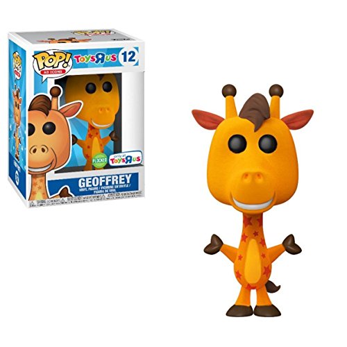 Funko Pop! Ad Icons - Flocked Geoffrey the Giraffe -Toy R Us Exclusive - Ships in .45mm Bubble Wrapped Pop Protector