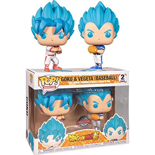 Funko Pop Animation: DBS– Goku & Vegeta (Baseball) 2PK (Exc)