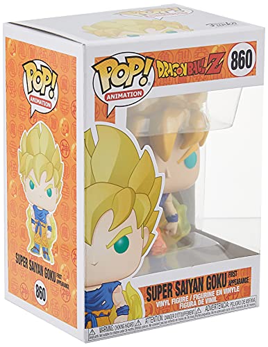 Funko-Pop Animation Dragon Ball Z S8-Super Saiyan Goku (First Appearance) Dragonball SS Figura Coleccionable, multicolor (48600)