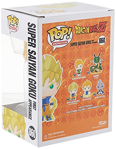 Funko-Pop Animation Dragon Ball Z S8-Super Saiyan Goku (First Appearance) Dragonball SS Figura Coleccionable, multicolor (48600)