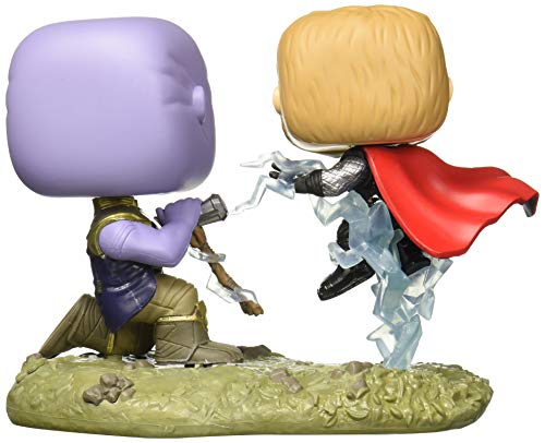 Funko - Pop! Bobble 2-Pack: Marvel: Movie Moments: Thor vs Thanos Figura Coleccionable, Multicolor (35799)