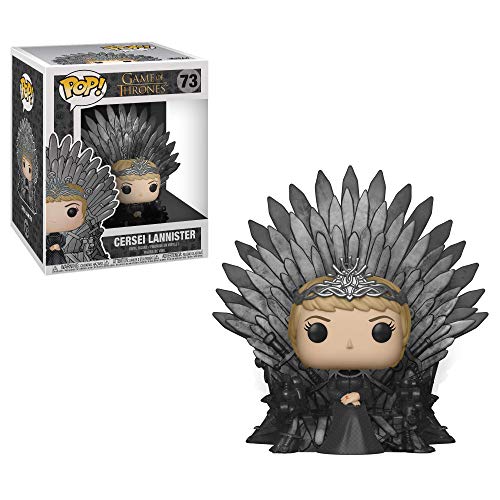 Funko- Pop Deluxe: Game of S10: Cersei Lannister Sitting on Iron Throne Figura Coleccionable, Multicolor (37796)