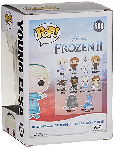 Funko- Pop Disney: Frozen 2-Young Elsa Figura coleccionable, Multicolor (40888)