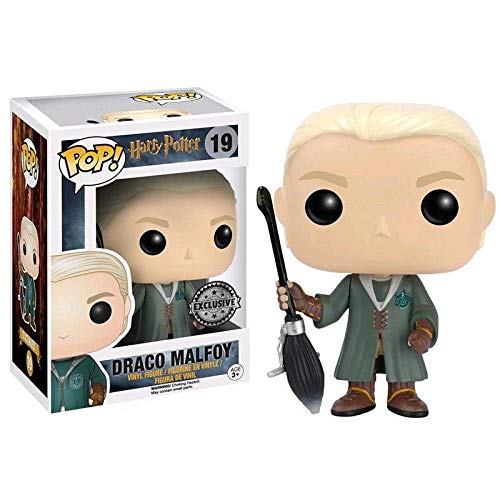 Funko Pop Draco Malfoy 19 Harry Potter Figuras 9 cm Quidditch Exclusive #1