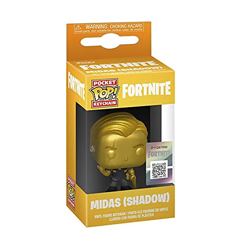 Funko- Pop Fortnite Midas (MT) Llavero, Multicolor (53752)