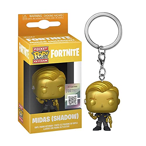 Funko- Pop Fortnite Midas (MT) Llavero, Multicolor (53752)