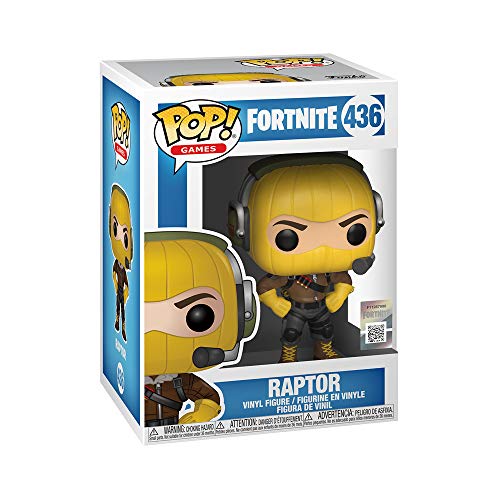 Funko- Pop Fortnite: Raptor Figura Coleccionable, Multicolor (36823)