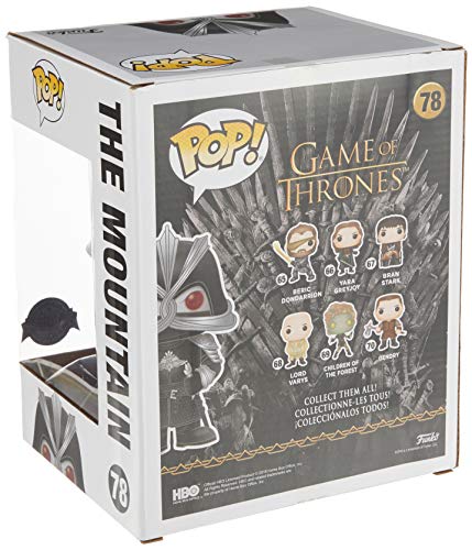 Funko Pop! Game of Thrones - La montaña de 6 pulgadas (edición especial enmascarada) #78