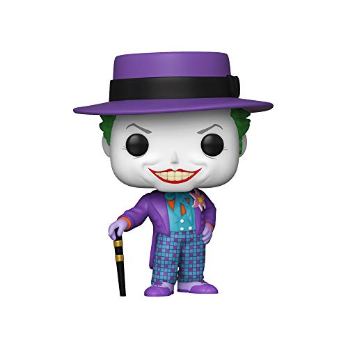 Funko Pop Heroes: Batman 1989 - Joker w/Hat w/Chase (El diseño Puede Variar) Multicolor