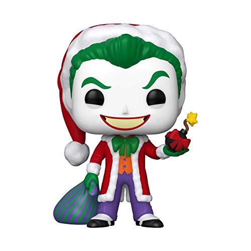 Funko- Pop Heroes DC Holiday-Santa Joker Comics Holidays S1 Figura Coleccionable, Multicolor (51071)