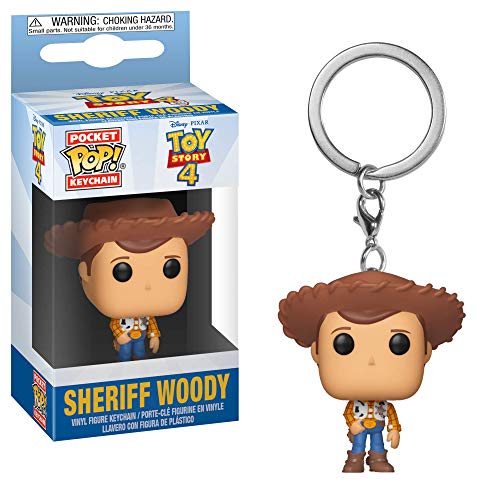 Funko Pop! - Llavero Pixar Toy Story 4 - Woody - Figura