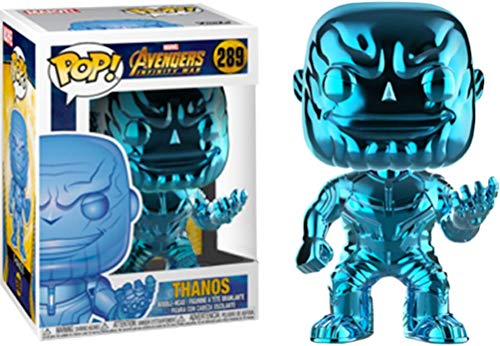 Funko PoP! Marvel Avengers 3: Infinity War - Infinity Stones Thanos Chrome Funko Pop! Vinyl Bundle (Set of 6)