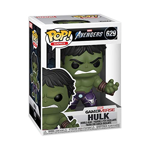 Funko - Pop! Marvel: Avengers Game - Hulk Figurina, Stark Tech Suit, Multicolor (47759)