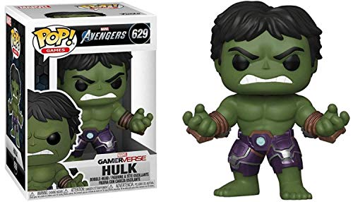 Funko - Pop! Marvel: Avengers Game - Hulk Figurina, Stark Tech Suit, Multicolor (47759)