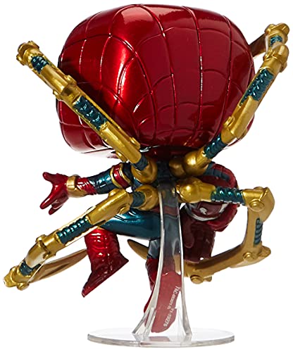 Funko- Pop Marvel: Endgame-Iron Spider w/NanoGauntlet Avengers Figura Coleccionable, Multicolor, Talla Única (45138)