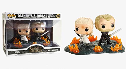 Funko - Pop! Moment: Game of Thrones - Daenerys & Jorah B2B w/Swords Figura Coleccionable, Multicolor (44824)