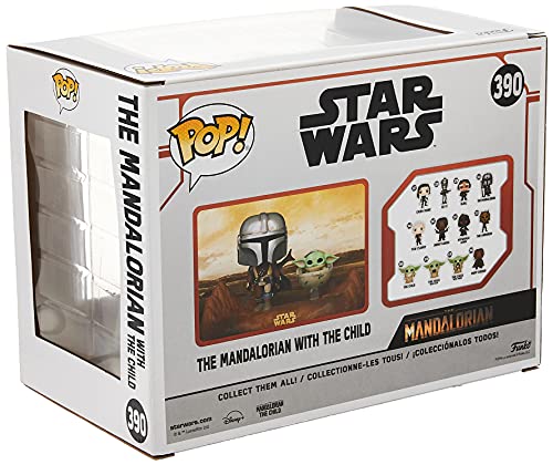 Funko- Pop Moment: Mandalorian-Mandalorian & Child Figura Coleccionable, Multicolor (49930)