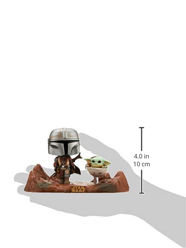 Funko- Pop Moment: Mandalorian-Mandalorian & Child Figura Coleccionable, Multicolor (49930)