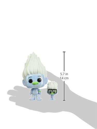 Funko - Pop! Movies: Trolls World Tour - Hip Hop Guy w/ Tiny Figurina, Multicolor (47004)