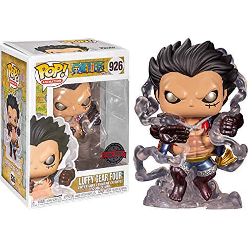 Funko Pop! One Piece: Luffy Gear Four # 926 Exclusivo con funda protectora de cáliz Collectibles Pop