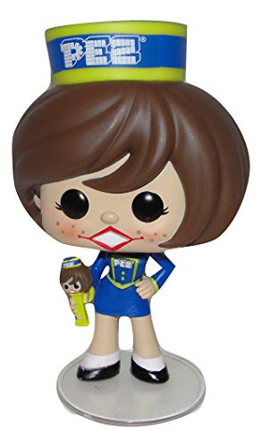 Funko Pop PEZ Girl -Morena- Ad Icons Pez #80 figura de vinilo con 1 tarjeta de comercio temática de dibujos animados y 1 caja protectora de cartón Pop