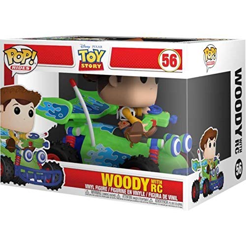 Funko - POP Rides Woody w/ RC Figura Coleccionable de Vinilo, Multicolor(Funko 37016)