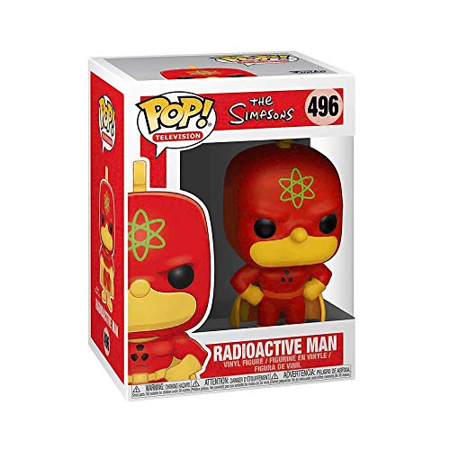 Funko - Pop! Simpsons S2: Homer - Radioactive Man Figura De Vinil, Multicolor (37690)