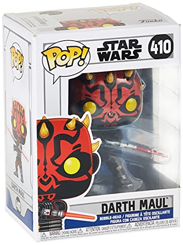 Funko- Pop Star Clone Wars-Darth Maul Figura coleccionable, Multicolor (52025)