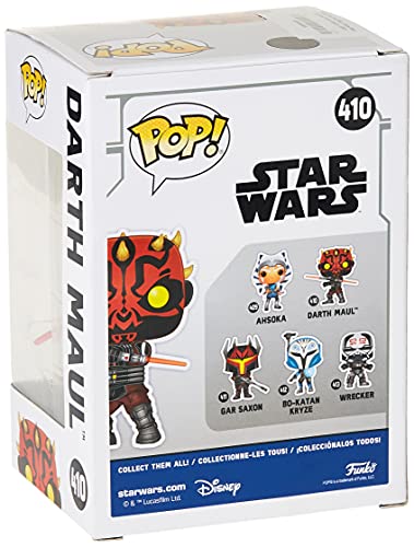 Funko- Pop Star Clone Wars-Darth Maul Figura coleccionable, Multicolor (52025)