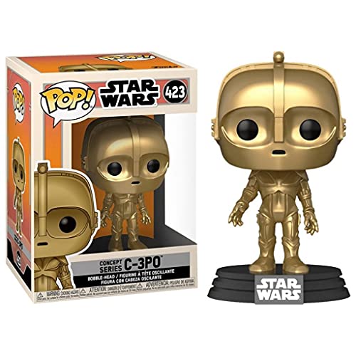 Funko- Pop Star Wars Concept C-3PO Juguete coleccionable, Multicolor (50110)