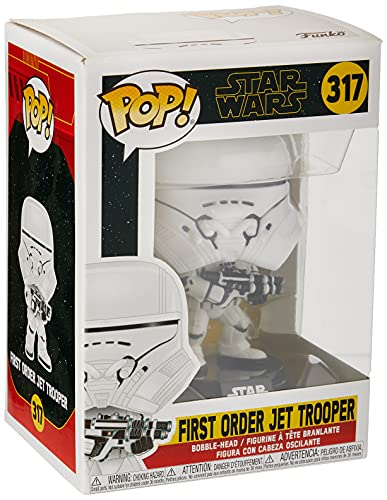 Funko- Pop Star Wars The Rise of Skywalker-First Order Jet Trooper Disney Figura coleccionable, Multicolor (39899)