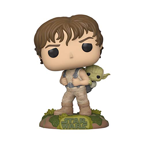 Funko - Pop! Star Wars - Training Luke with Yoda Figura Coleccionable, Multicolor (46768)