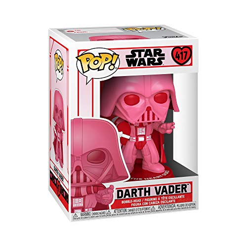 Funko- Pop Star Wars Valentines Vader con Heart Juguete coleccionable, Multicolor (52872)