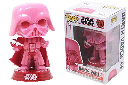 Funko- Pop Star Wars Valentines Vader con Heart Juguete coleccionable, Multicolor (52872)