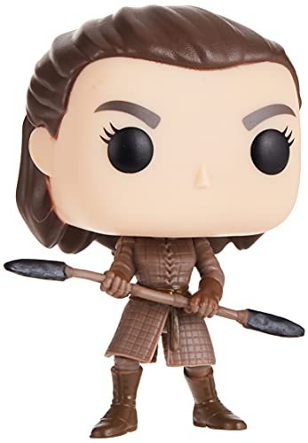 Funko - Pop! TV: Game of Thrones - Arya w/Two Headed Spear Figura Coleccionable, Multicolor (44819)