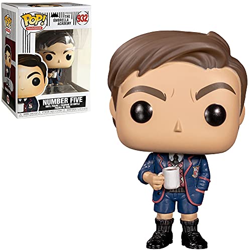 Funko Pop! TV: Umbrella Academy - Number Five w/Chase (Styles May Vary), Multicolor, Estándar