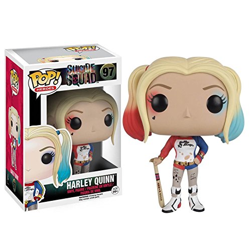 Funko - POP! Vinilo Colección Escuadrón suicida - Figura Harley Quinn (8401)