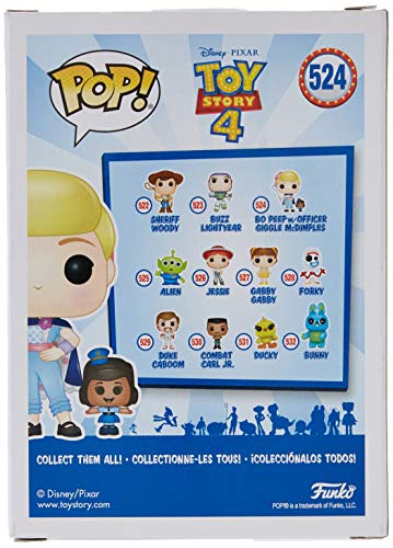 Funko POP! Vinilo: Disney: Toy Story 4: Bo Peep w/Officer McDimples, Multicolor, talla única