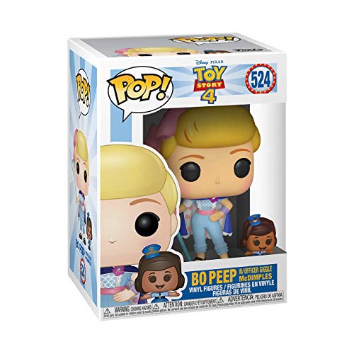 Funko POP! Vinilo: Disney: Toy Story 4: Bo Peep w/Officer McDimples, Multicolor, talla única