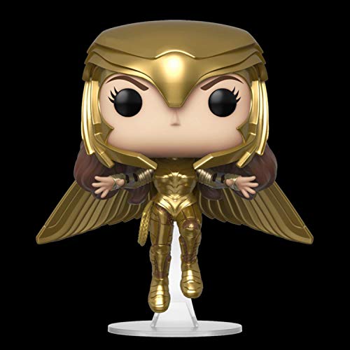 Funko - Pop! Wonder Woman 1984: Wonder Woman (Gold Flying Pose) Figura Coleccionable, Multicolor (46660)