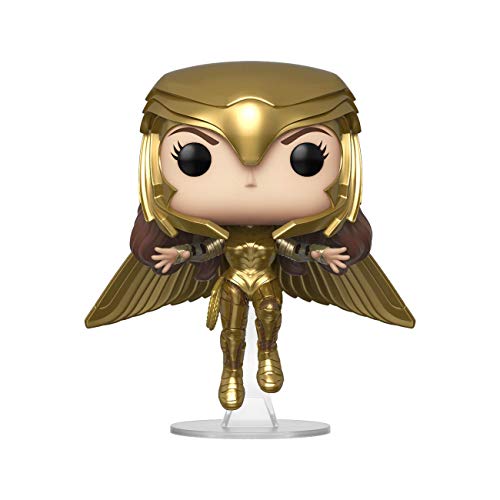 Funko - Pop! Wonder Woman 1984: Wonder Woman (Gold Flying Pose) Figura Coleccionable, Multicolor (46660)