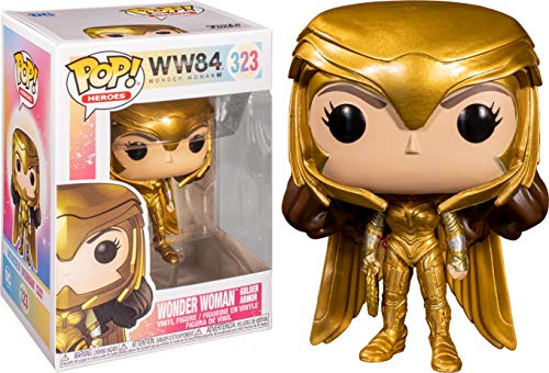 Funko - Pop! Wonder Woman 1984: Wonder Woman (Gold Power Pose) Figura Coleccionable, Multicolor (46658)