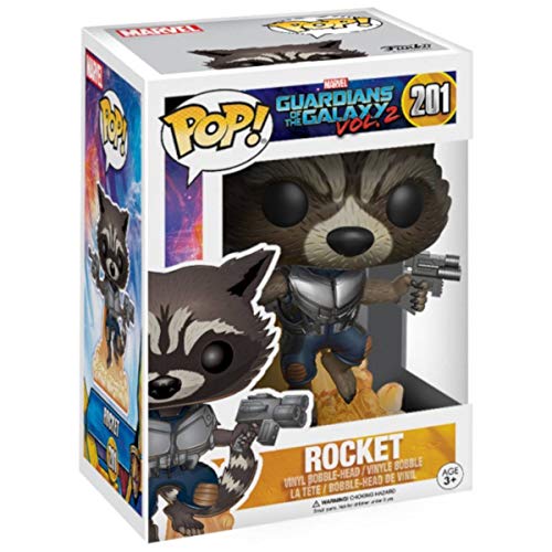 Funko Rocket Figura de Vinilo, colección de Pop, seria Guardians of The Galaxy 2, Multicolor (13270)